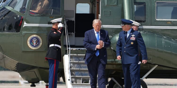 FAA is investigating why a plane was allowed to take off as President Trump’s helicopter approached