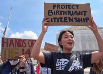 Immigration groups ask judge to block Trump’s new birthright citizenship order