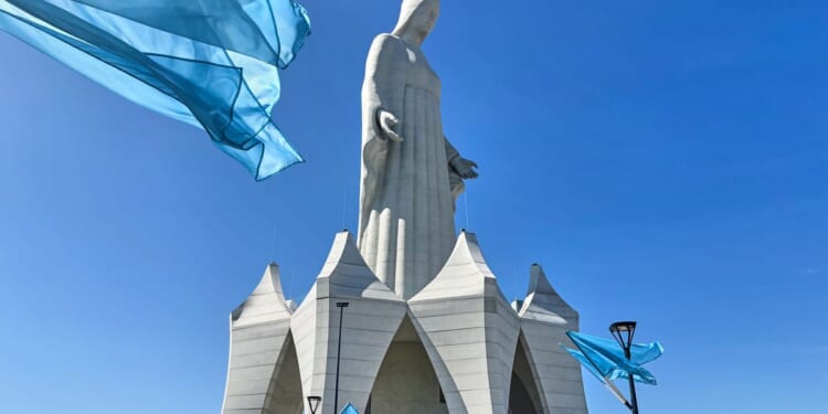 Europe’s tallest statue of the Virgin Mary is inaugurated in a small Polish village