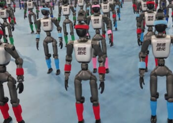 Chinese humanoid robots smash human records in 100m sprint and high jump at Beijing robot games