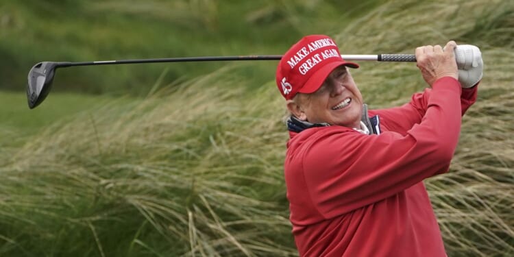 Trump to travel to Ireland for the Irish Open at his golf course