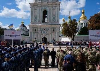 European leaders mark Ukraine’s 35th Independence Day as Russian invasion pushes on