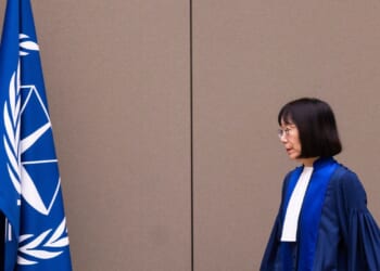 Sanctioned international court president says she asked Japan to help de-escalate tensions with U.S.