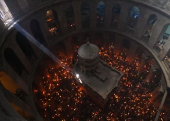 Spending the night locked inside Jerusalem’s holiest church with clergy and pilgrims