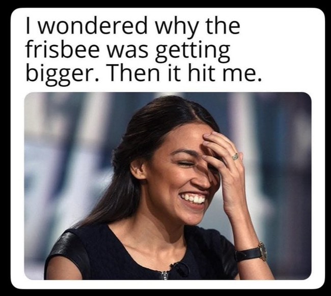 Hit me AOC meme