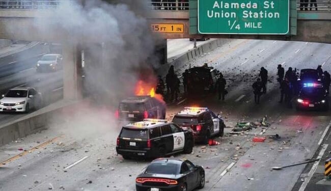 Anti-ICE Rioter Receives 37 Months in Jail for Fiery Attack – PJ Media