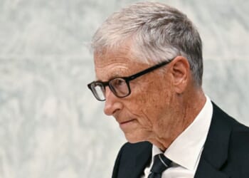 Former Microsoft CEO Bill Gates can be seen walking in Washington, D.C. on June 10, 2026.