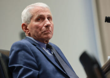 Former director of National Institute of Allergy and Infectious Diseases (NIAID) Anthony Fauci listens during a hearing with the Senate Homeland Security and Governmental Affairs Committee on July 29, 2026 in Washington, DC. Fauci declined to answer questions from the committee asserting his fifth amendment right during the hearing. (Photo by Anna Moneymaker/Getty Images)