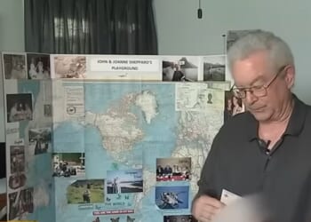 Bob Sheppard of Long Beach, California, was amazed at what he found in his mailbox on Aug. 3.