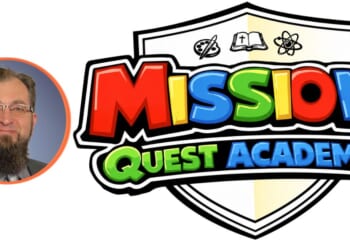 Brannon Hollingsworth combined his talents as an animator, screenwriter, and game designer skills to create his studio's newest offering, Mission Quest Academy, an educational game aimed at Christian homeschoolers and Christian schools.