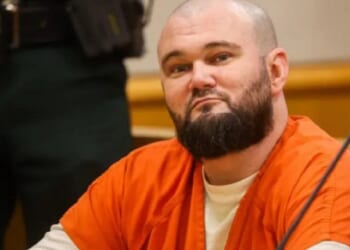 Admitted killer Steven Gress is pictured in a Florida courtroom on Wednesday.