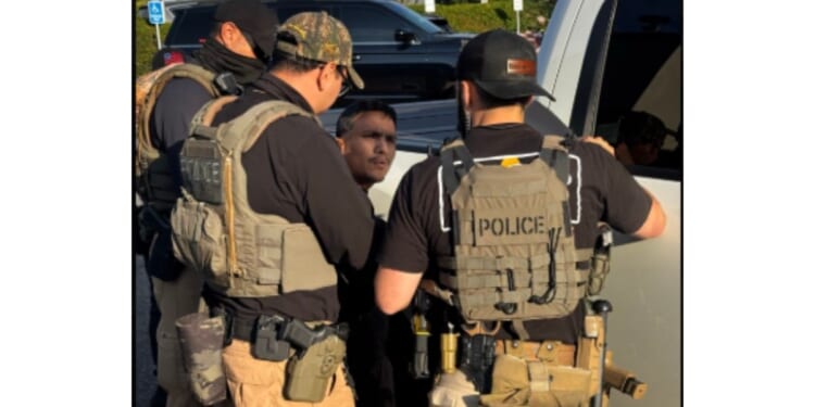 Federal officials arrested a Honduran national on charges of unlawfully registering to vote in California and falsely claiming to be a U.S. citizen.