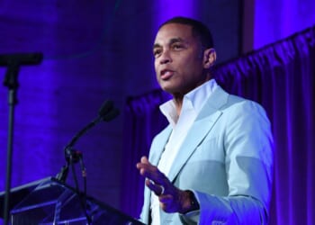 Don Lemon speaks onstage during the Housing Works' Groundbreaker Awards 2026 at Cipriani 25 Broadway on April 14, 2026, in New York City.