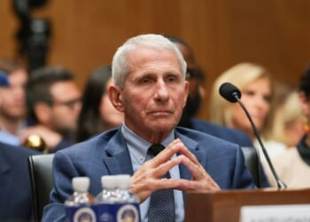 Former National Institute of Allergy and Infectious Diseases (NIAD) director Anthony Fauci listens during a Senate hearing on July 29, 2026 in Washington.