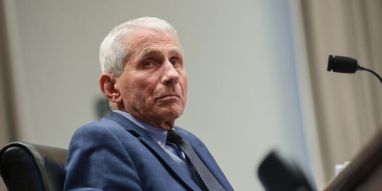 Former National Institute of Allergy and Infectious Diseases Director Anthony Fauci listens during a hearing with the Senate Homeland Security and Governmental Affairs Committee on July 29, 2026, in Washington, D.C.