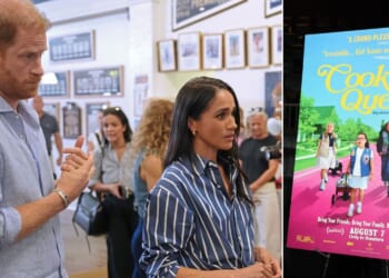 Prince Harry and Meghan, Duchess of Sussex, seen at left in an April photo, did not get the reception they hoped for with their latest project, "Cookie Queens."
