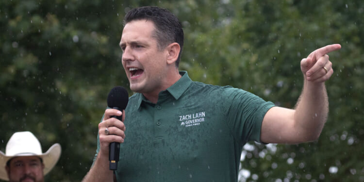 Iowa Republican nominee for Governor Zach Lahn.
