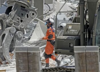 Japan ends rescue operation at a mall that collapsed after a strong quake