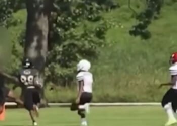A parent in Racine, Wisconsin, allegedly tripped a youth football player on Aug. 22, 2026.