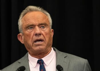 Department of Health and Human Services Secretary Robert F. Kennedy Jr. speaks during a press conference on Aug. 5, 2026, in Lexington, Kentucky.