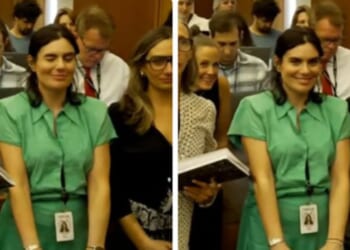 Brittany Romano drew criticism for smiling during the Lindsay Clancy murder trial in August 2026 which took place in Massachusetts.