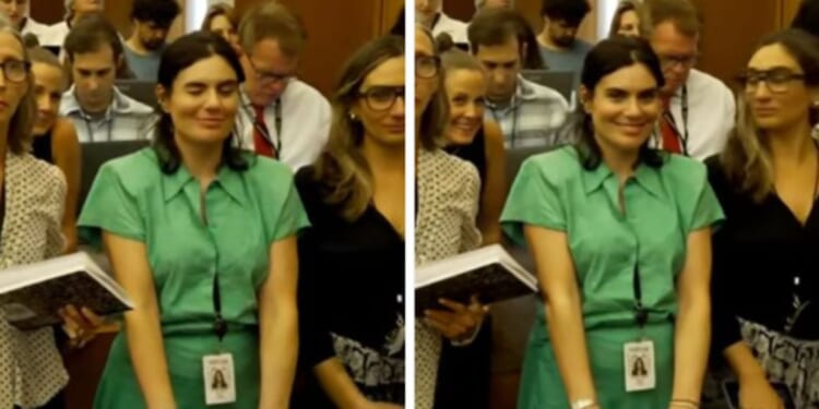 Brittany Romano drew criticism for smiling during the Lindsay Clancy murder trial in August 2026 which took place in Massachusetts.