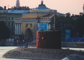 A retired Navy officer said Russia is helping China access technology to muffle submarine sounds, making them harder to detect.