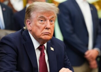 President Donald Trump makes an announcement on American nuclear innovation in the Oval Office at the White House on July 24, 2026, in Washington, D.C.