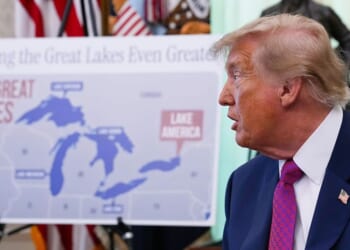 President Donald Trump signed an executive order Thursday renaming Lake Ontario as "Lake America" amid an ongoing trade war between the U.S. and Canada.
