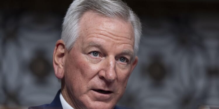 Tuberville trashes GOP's election bill talking points, literally