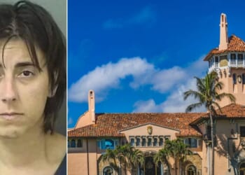 Police said Alexa Scharf was arrested after driving through a Secret Service checkpoint near President Donald Trump's Mar-a-Lago residence in Palm Beach Florida.