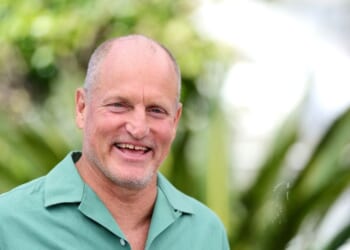 Woody Harrelson poses during the "Full Phil" photocall at the 79th annual Cannes Film Festival at Palais des Festivals on May 16, 2026, in Cannes, France.