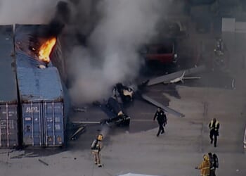 3 people killed when NBC and Telemundo news helicopter crashes while covering LA bus collision
