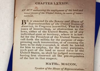In 1827, the Supreme Court ruled that the authority to declare an insurrection "belongs exclusively to the president." And his decision, they said, is "conclusive."