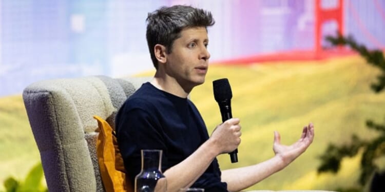 OpenAI CEO Sam Altman speaks at the Salesforce Dreamforce conference on September 15, 2026.