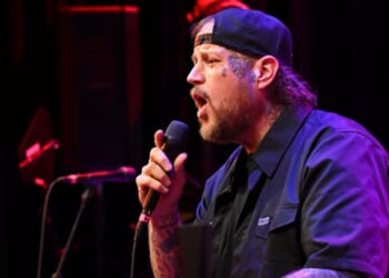 Jelly Roll performs on stage during SiriusXM The Highway's Music Row Happy Hour: CMA Fest Edition at Chief's on Broadway on June 4, 2026, in Nashville, Tennessee.
