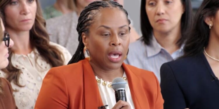 Dr. Kameelah Phillips tells the audience of Oprah Winfrey's show that they should have sympathy for black child-killers as well as white ones, as seen in a clip posted to social media on Sept. 10, 2026.