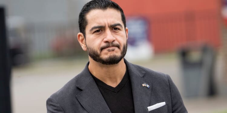 Michigan Democratic Senate candidate Abdul El-Sayed speaks to reporters at a news conference Tuesday in Detroit, Michigan.