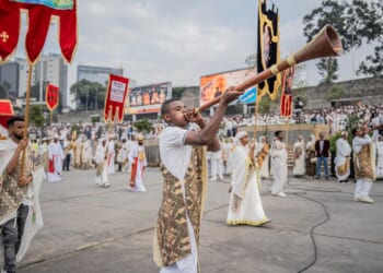 Ethiopians celebrate Meskel holiday with pomp, despite recent fighting in Tigray