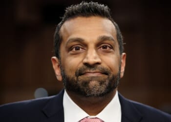 Federal Bureau of Investigation Director Kash Patel prepares to testify during a Senate Judiciary Committee hearing Tuesday in Washington, D.C.