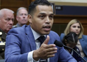 Marcus Coleman speaks to the House Subcommittee on Immigration Integrity, Security, and Enforcement on September 1, 2026 in Washington, D.C.