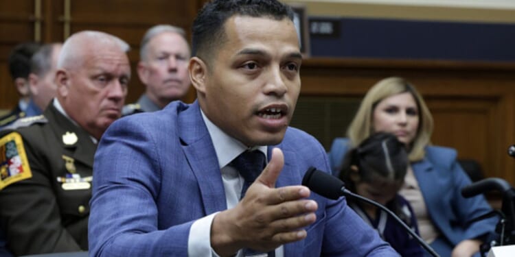 Marcus Coleman speaks to the House Subcommittee on Immigration Integrity, Security, and Enforcement on September 1, 2026 in Washington, D.C.