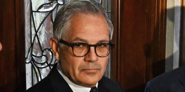 U.S. District Court Judge Paul S. Diamond said Philadelphia District Attorney Larry Krasner may be guilty of conspiracy or obstruction of justice, according to a report by the Philadelphia Inquirer.