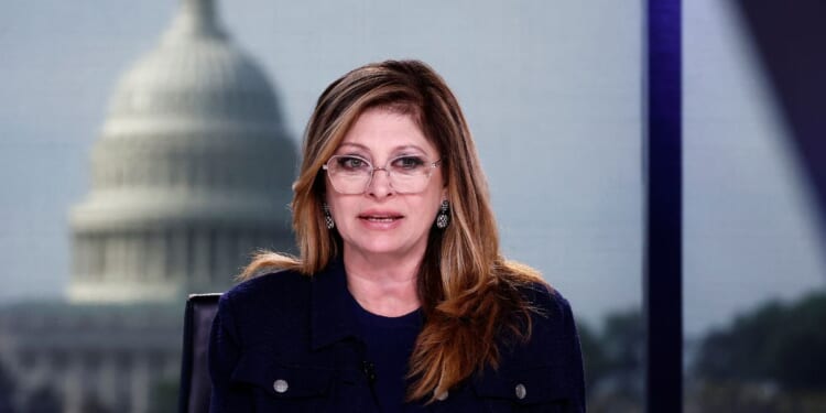 Anchor Maria Bartiromo during FOX Business Network's "Mornings with Maria" at Fox Business Studios on June 9, 2026, in Washington, D.C.