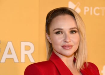 Hayden Panettiere attends amfAR Gala Los Angeles 2022 at Pacific Design Center on Nov. 3, 2022, in West Hollywood, California.
