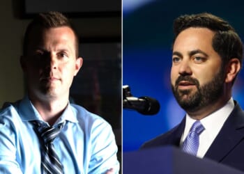 Rep. Jared Golden, a Maine Democrat, endorsed his Republican colleague, Rep. Mike Lawler of New York.
