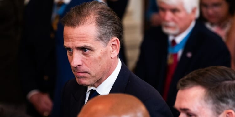 Hunter Biden during a Medal of Honor Ceremony in the East Room of the White House on Wednesday, July 3, 2024.