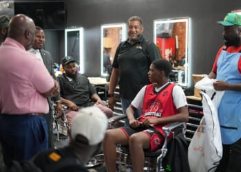 Inside a Philadelphia barbershop, Black men debate their political past and future