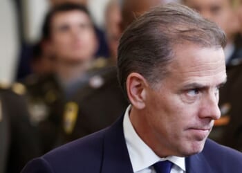 Hunter Biden, son of President Joe Biden, departs from a Medal of Honor ceremony in the East Room of the White House on July 3, 2024, in Washington, D.C.