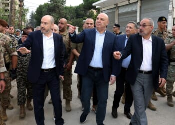 Lebanon's president makes a rare visit to southern city as fears of Israeli attacks grow